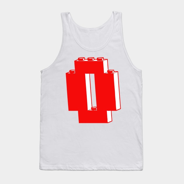THE LETTER O, Customize My Minifig Tank Top by ChilleeW